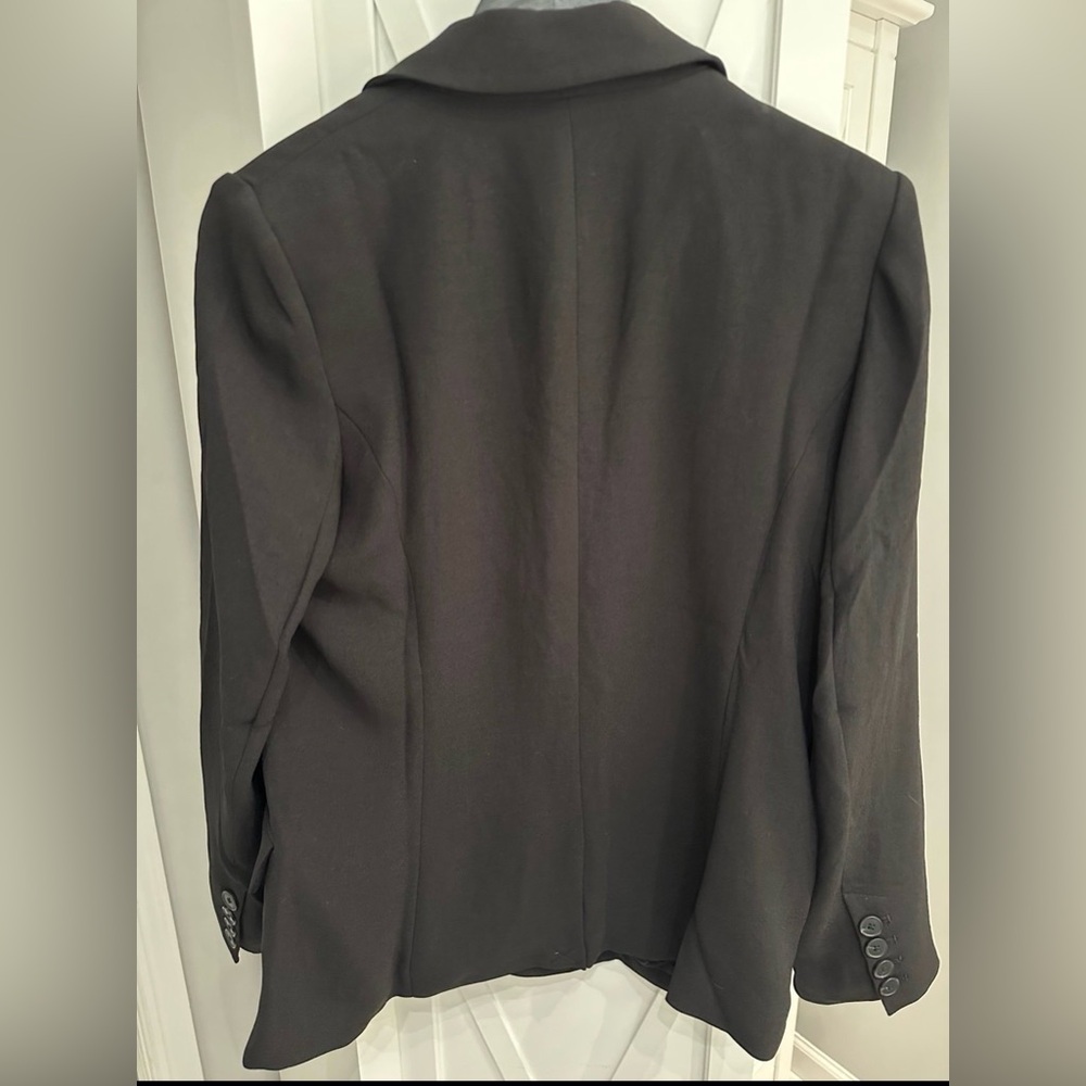 Spanx Women's Black Tailored Blazer crepe nwt medium - Picture 2 of 8